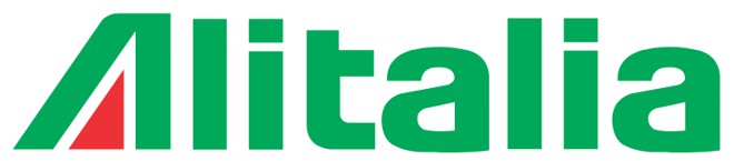 logomarca verde alitalia empresa companhia aerea
